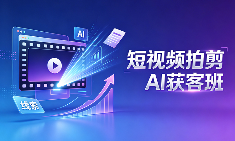 短视频拍剪AI获客班